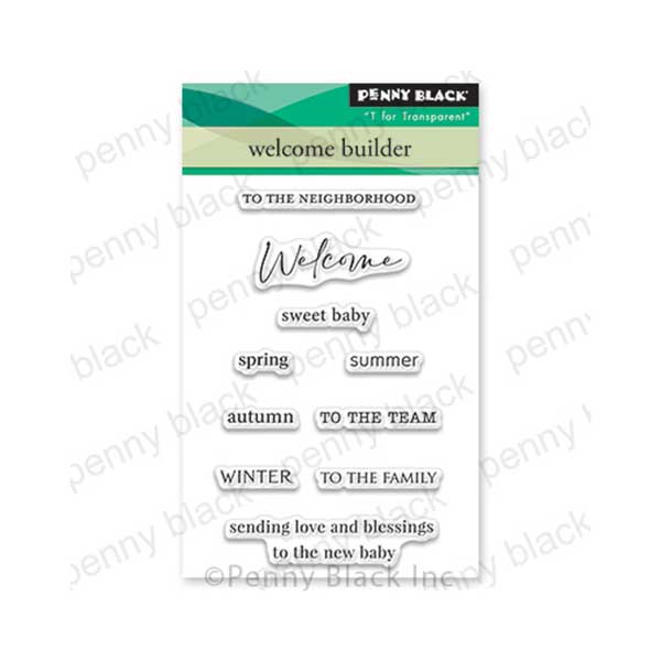 Penny Black Welcome Builder Stamp Set