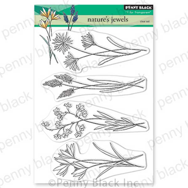 Penny Black Nature&#039;s Jewels Stamp Set