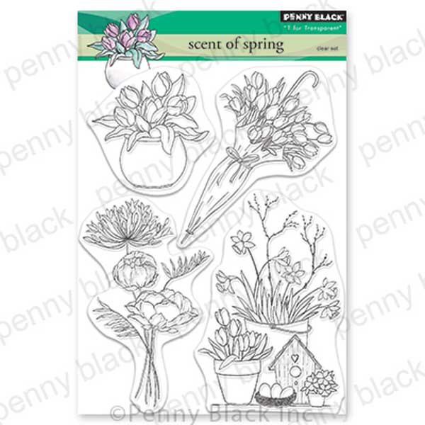 Penny Black Scent of Spring Stamp Set