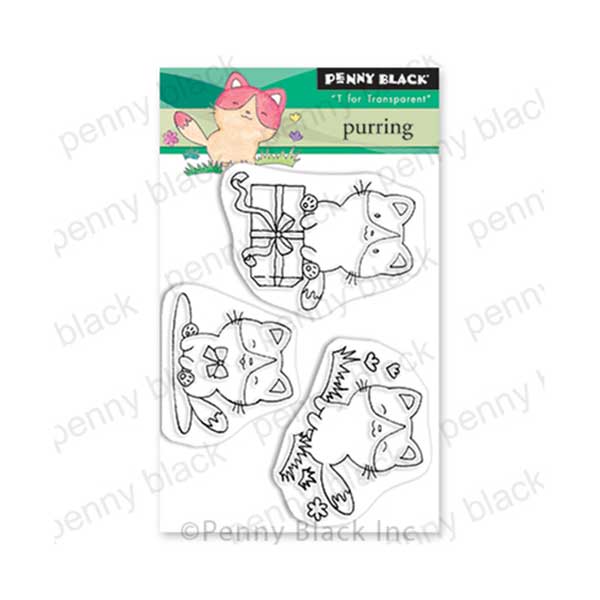 Penny Black Purring Stamp Set