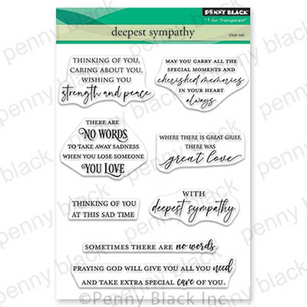 Penny Black Deepest Sympathy Stamp Set