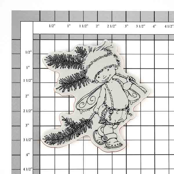 Penny Black Pine Sprite Cling Stamp