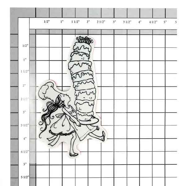 Penny Black Tall Cake Slapstick/Cling Stamp