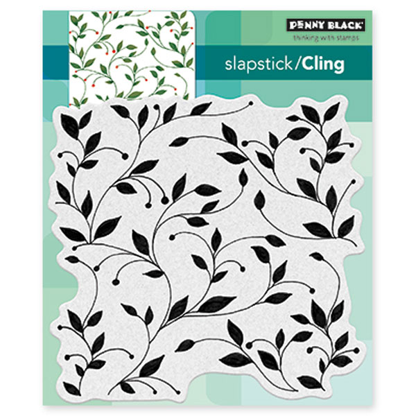 Penny Black Verdure Background Cling Stamp