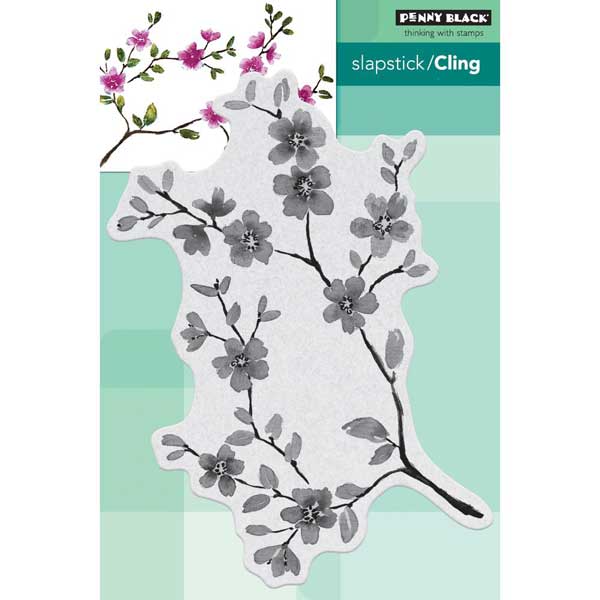 Penny Black Blissful Blossoms Slapstick/Cling Stamp