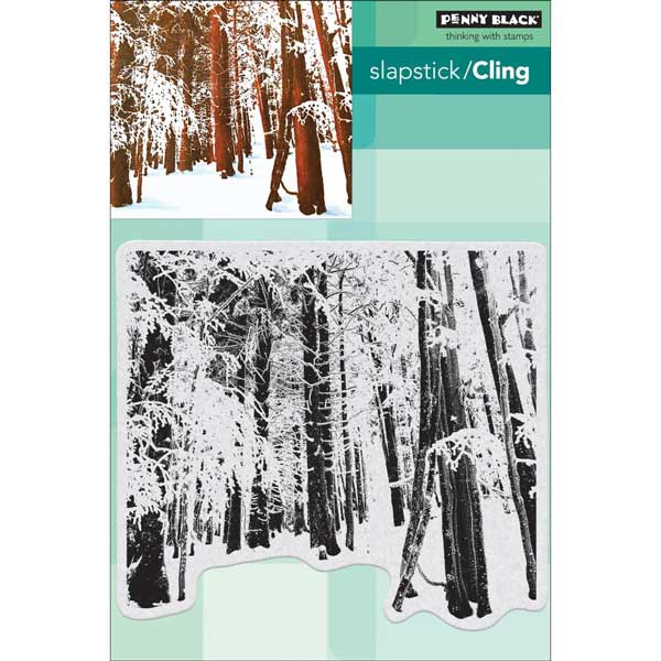 Penny Black Snow Forest Slapstick/Cling Stamp