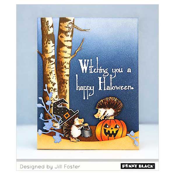 Penny Black Birches Cling Stamp