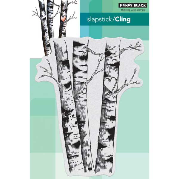 Penny Black Birches Cling Stamp