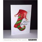 Penny Black Elf Stocking Cling Stamp