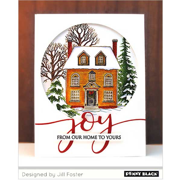 Penny Black Warm Reception Cling Stamp