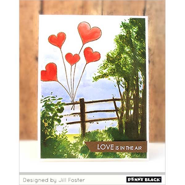 Penny Black Beloved View Stamp Set