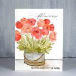 Penny Black Blooming Bunch Cling Stamp