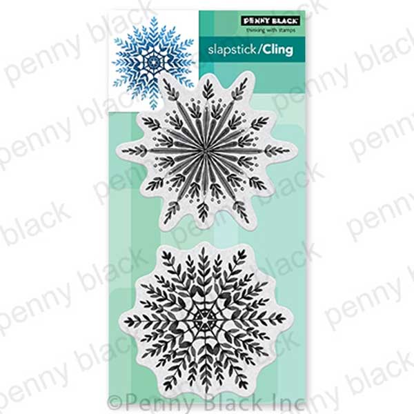 Penny Black Snowfall Slapstick/Cling Stamp