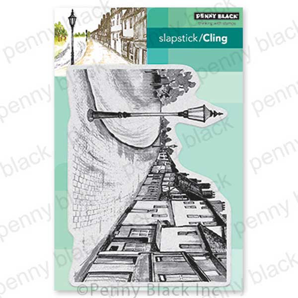 Penny Black Stroll Slapstick/Cling Stamp