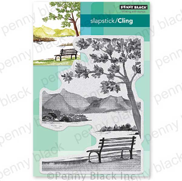 Penny Black Shaded View Stamp