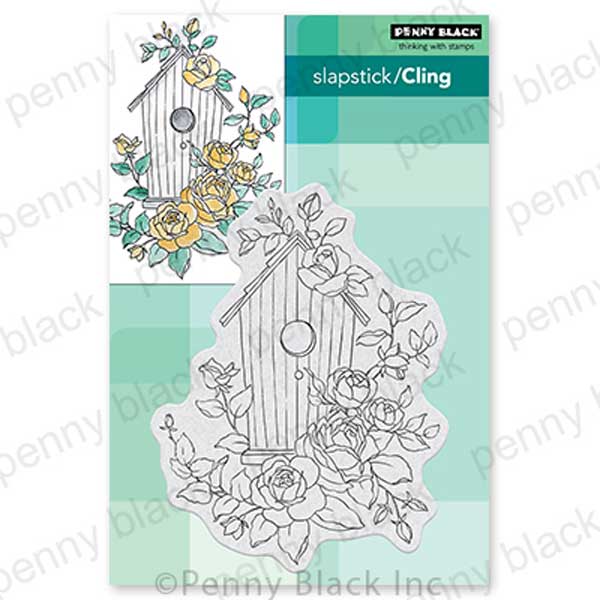 Penny Black Birdhouse Beauty Stamp