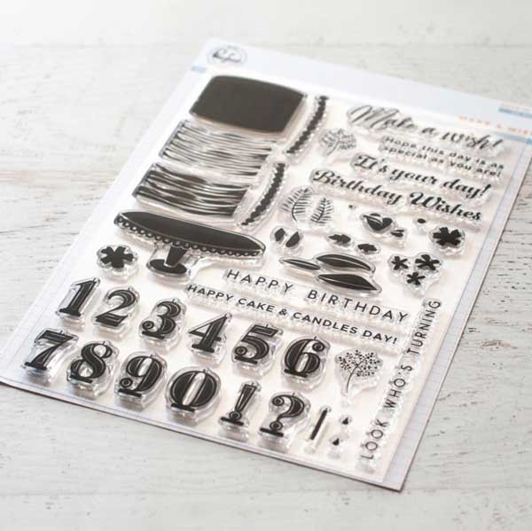 Pinkfresh Studio Make A Wish Stamp Set