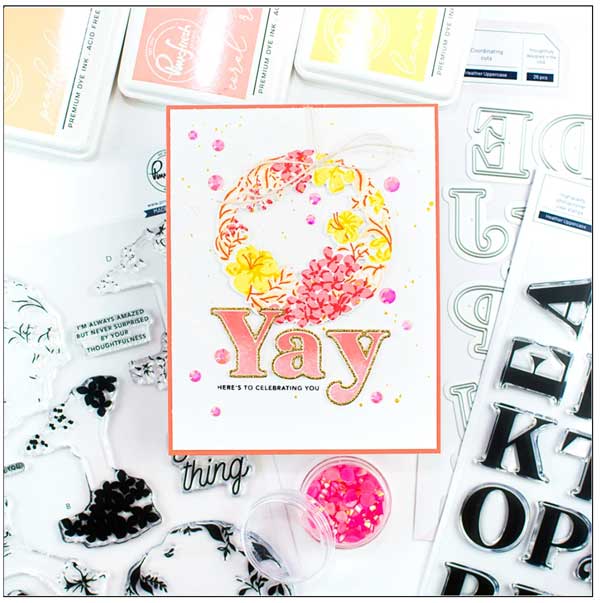 Pinkfresh Studio Heather Lowercase Stamp Set