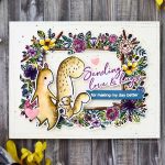 Pinkfresh Studio Squirrel Friends Stamp Set