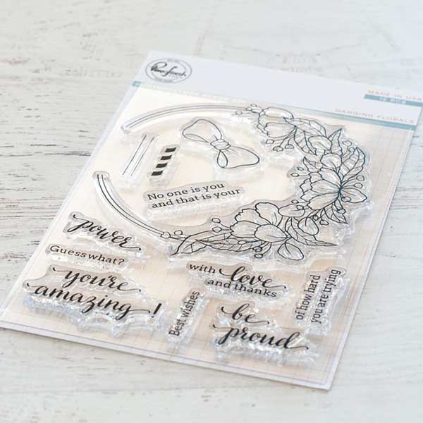 Pinkfresh Studio Hanging Florals Stamp Set