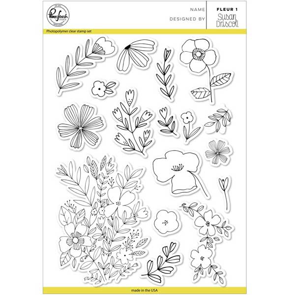 Pinkfresh Studio Fleur 1 Stamp Set