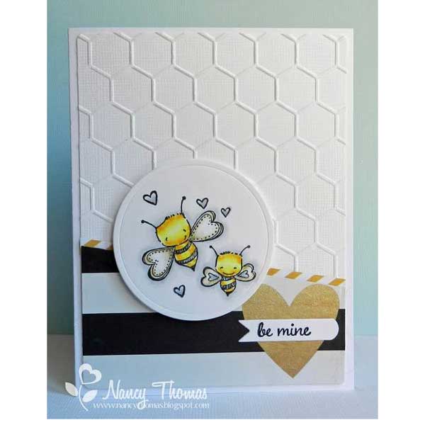 Purple Onion Designs Bee Mine Stamp