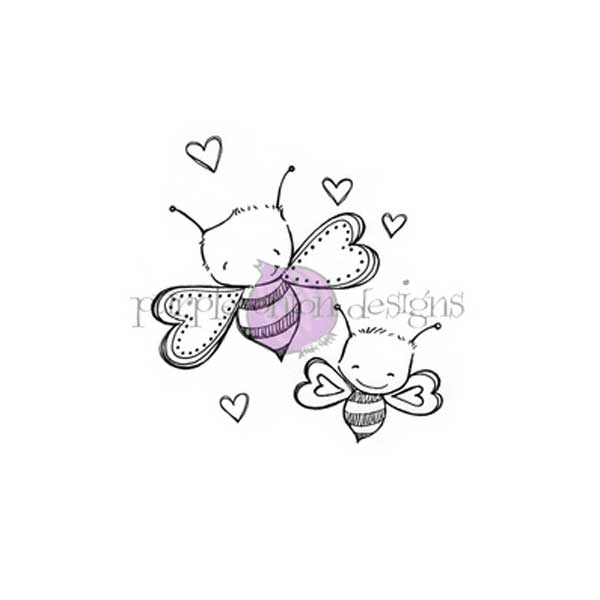 Purple Onion Designs Bee Mine Stamp