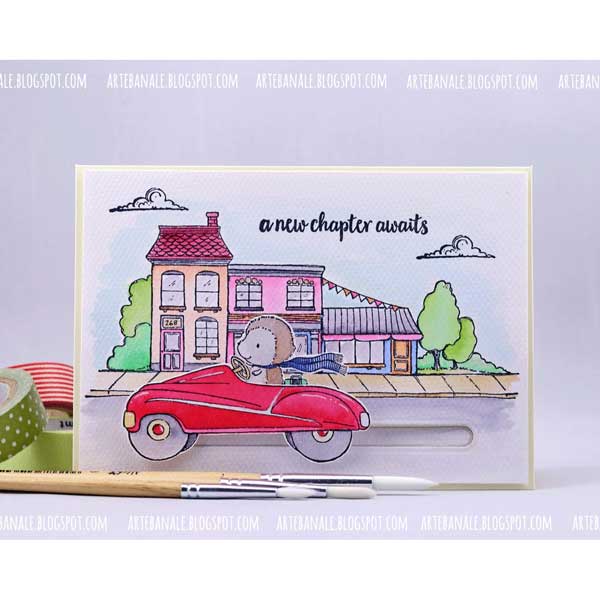 Purple Onion Designs Car Stamp