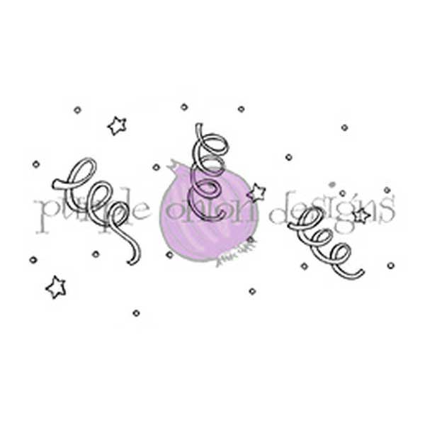 Purple Onion Designs Confetti Stamp