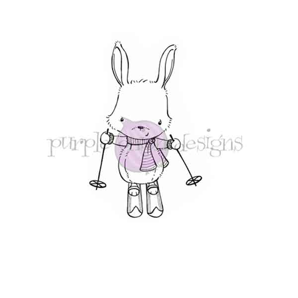 Purple Onion Designs Ember (Skiing Bunny)