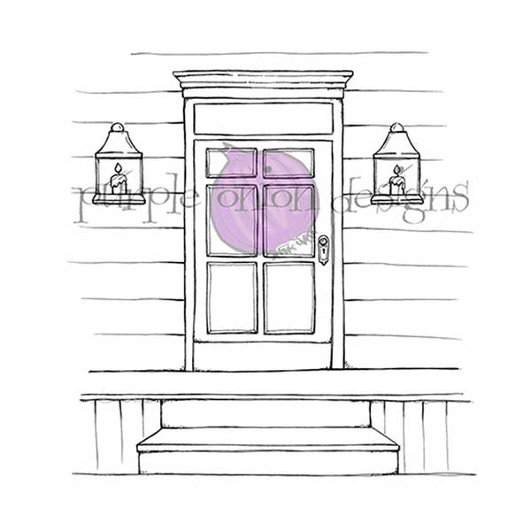 Purple Onion Designs Front Door Stamp