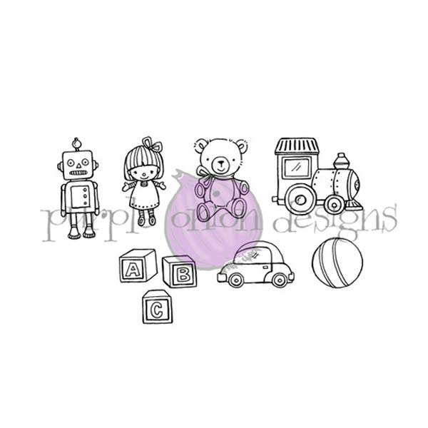 Purple Onion Designs Holiday Toy Set