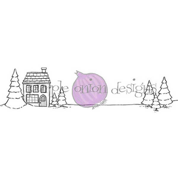 Purple Onion Designs Home Sweet Home Stamp