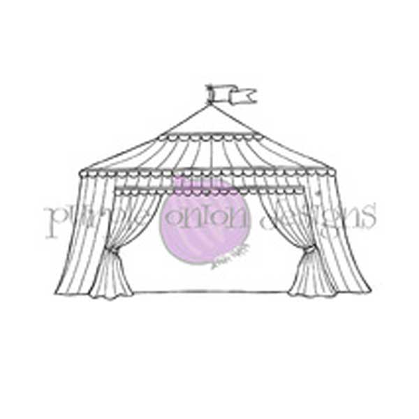 Purple Onion Designs Large Fair Tent Stamp