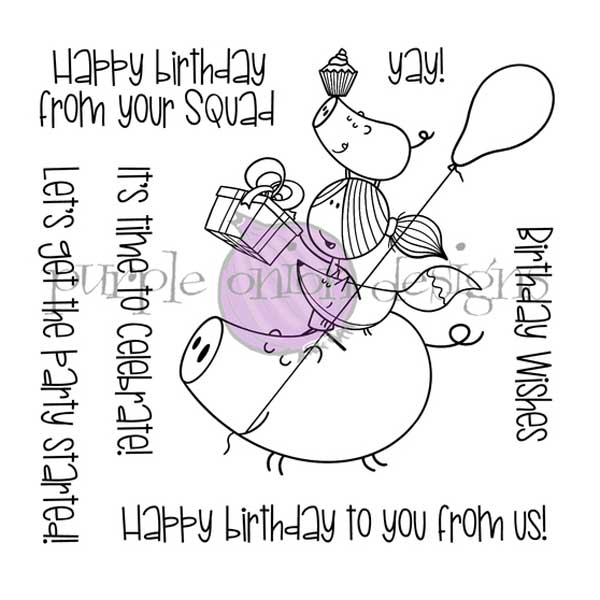 Purple Onion Designs Lottie&#039;s Gang - Birthday Squad