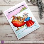 Purple Onion Designs Mrs. Claus Stamp