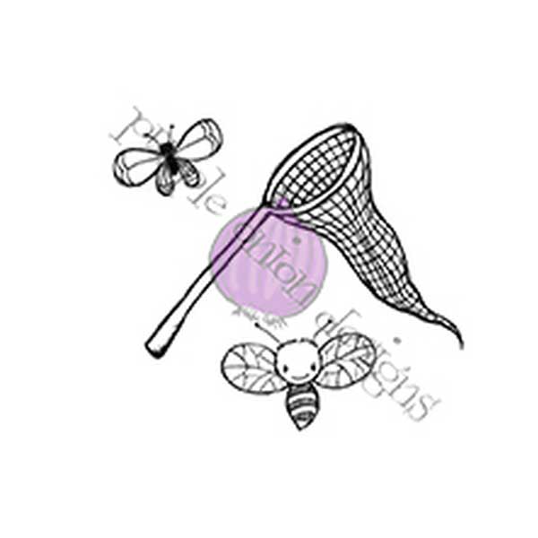 Purple Onion Designs Net, Butterfly &amp; Bee Stamp