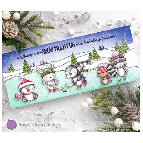 Purple Onion Designs Frozen Pond