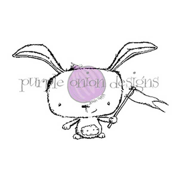 Purple Onion Designs Poppy Stamp