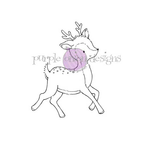 Purple Onion Designs Prancer Stamp