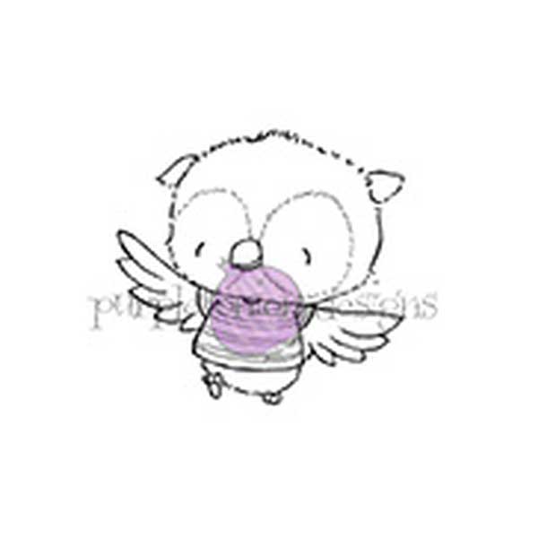 Purple Onion Designs Ruby (flying owl)