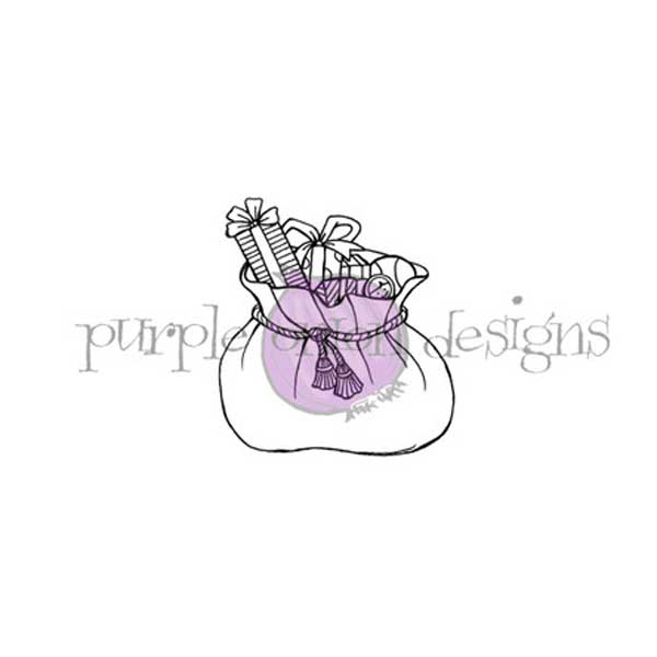 Purple Onion Designs Santa&#039;s Sack Stamp