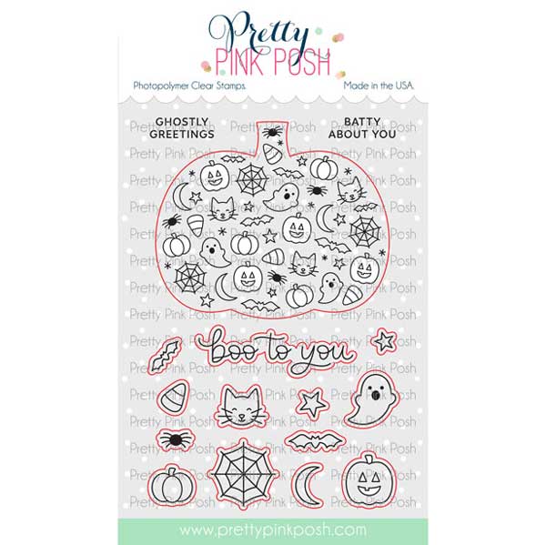 Pretty Pink Posh Boo To You Stamp Set