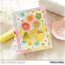 Pretty Pink Posh Daisies Stamp