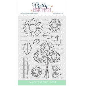 Pretty Pink Posh Daisies Stamp