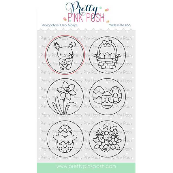 Pretty Pink Posh Easter Circles Stamp Set