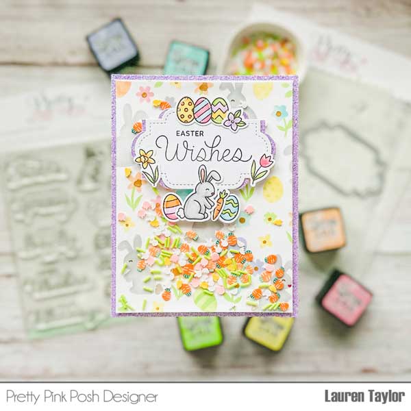 Pretty Pink Posh Easter Sentiments Stamp