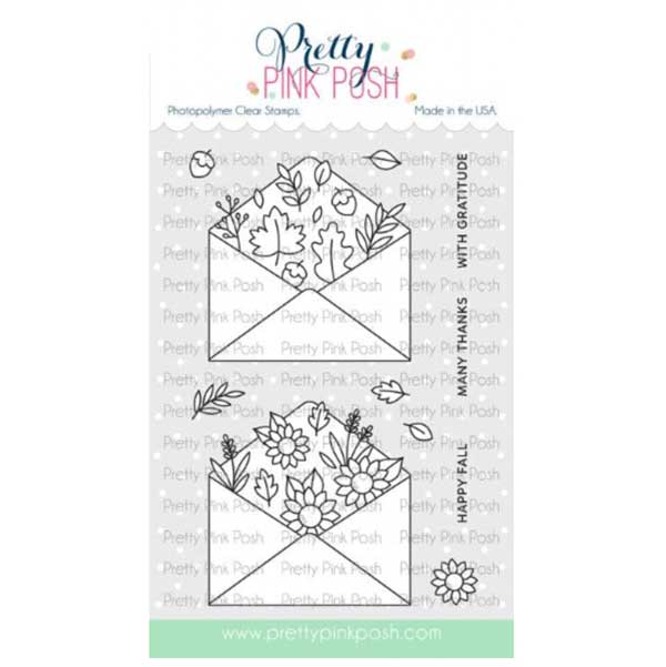 Pretty Pink Posh Fall Envelopes Stamp