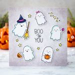 Pretty Pink Posh Ghost Friends Stamp Set