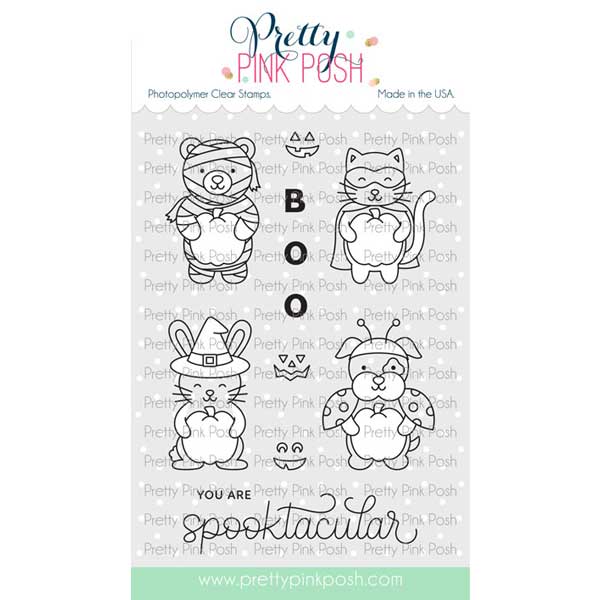 Pretty Pink Posh Halloween Critters Stamp Set